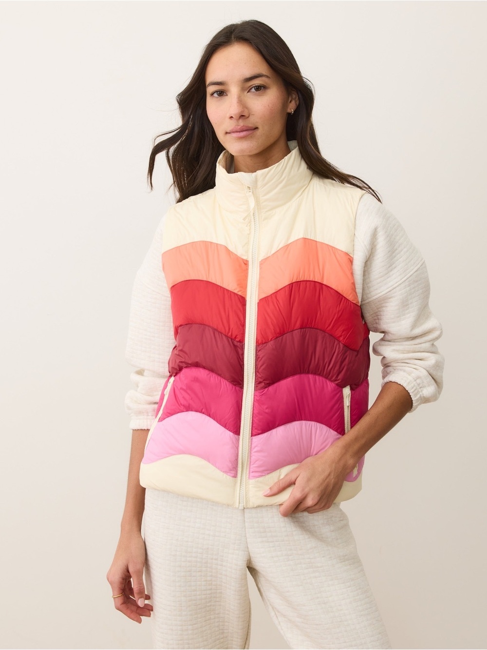 Sunset puffer vest